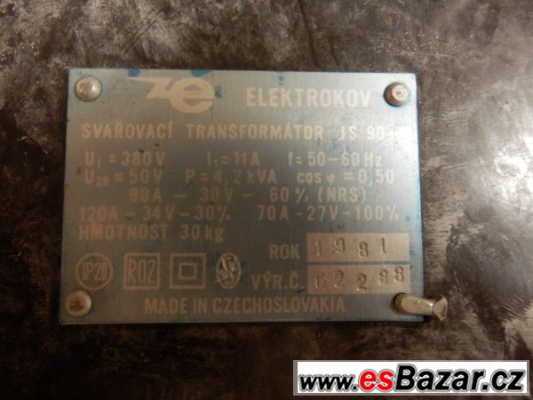 Svařovací transformátor JS 90-1