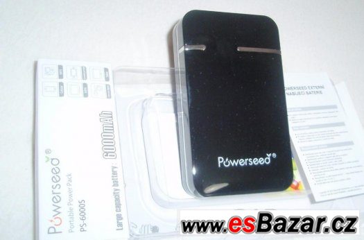 Přenosná Power Banka externí nabíječka na mobil, mp3, nová