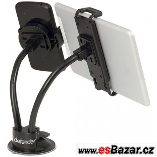 Držák 2v1 do auta pro tablet a telefon stojan na sklo, nový Držák 2v1 do auta pro tablet a telefon stojan na sklo, nový