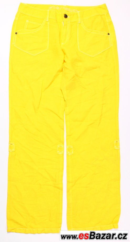 Žluté Volnočasové Kalhoty esprit