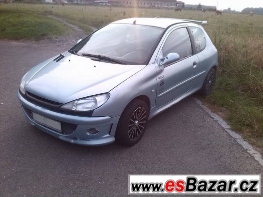 platí do smazaní  prodám peugeot 206 1.9D stk do 2017