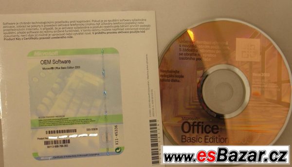 MS Office 2003 Basic (Word, Excel)