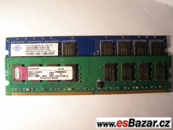 DDR2 na 1GB a 2GB