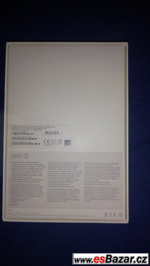 Prodám Apple iPad mini ME824SL/A