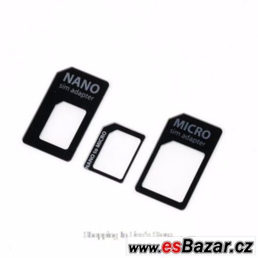 3 v 1 - Micro/Nano SIM Adaptér