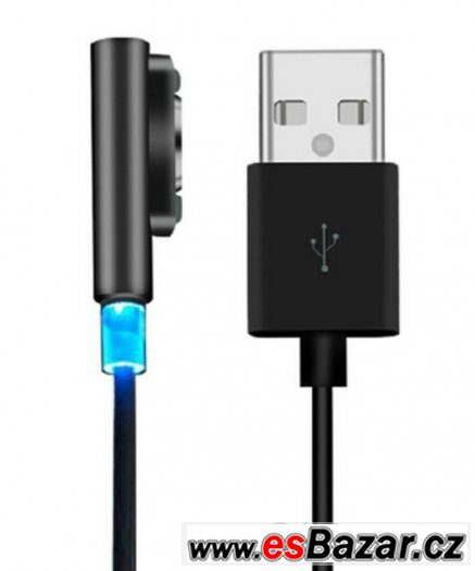 LED NABÍJECÍ magnetický kabel SONY Xperia řady Z1,2,3compact