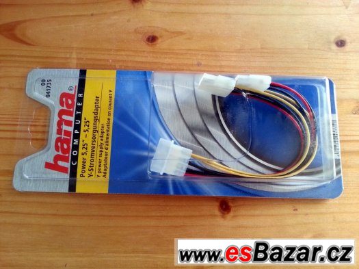 Hama power supply cable 5.25 - 2x serial ata