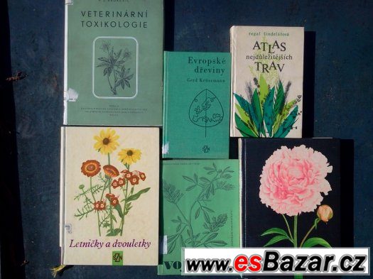 Knihy o rostlinách a jejich pěstování, houby