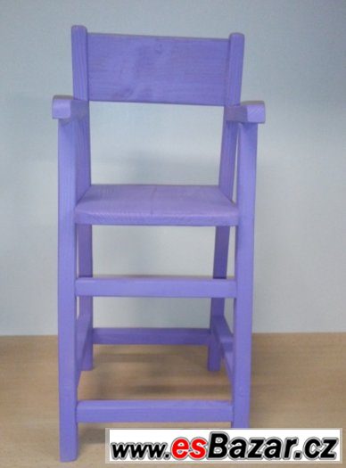 NOVÝ Nábytek pro panenku dřevěná židlička
