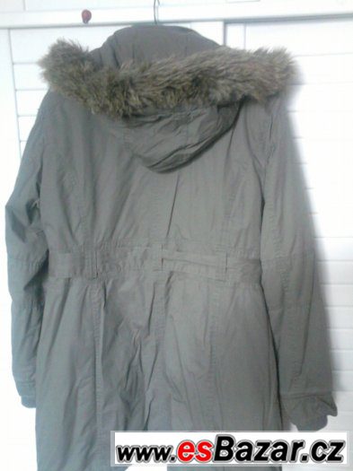 Dámský bavlněný zimní kabát