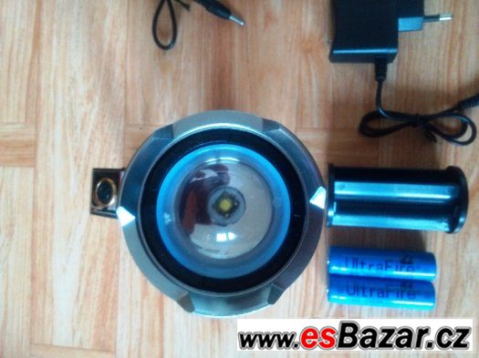 Extra silná CREE LED T6 baterka so zoomom