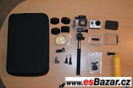 Prodám GoPro Hero 3 Silver plus příslušenství