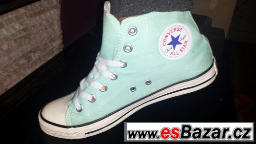 Converse modrozelené kecky