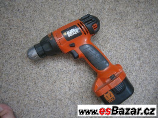 Aku vrtačka Black&Decker 12V