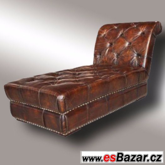 Luxusní CHESTERFIELD otoman