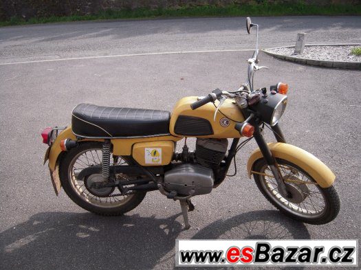 Prodám motocykl ČZ 125 typ 476/01, r.v. 1970