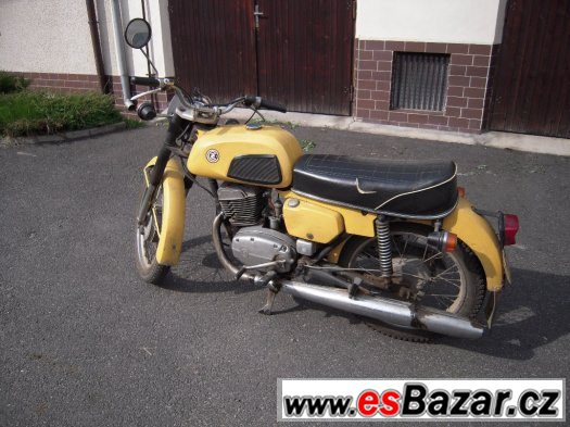 Prodám motocykl ČZ 125 typ 476/01, r.v. 1970