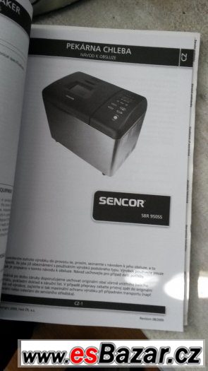 Domácí pekárna Sencor SBR 950SS