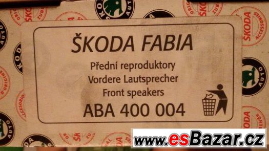 Reproduktory Škoda Fabia