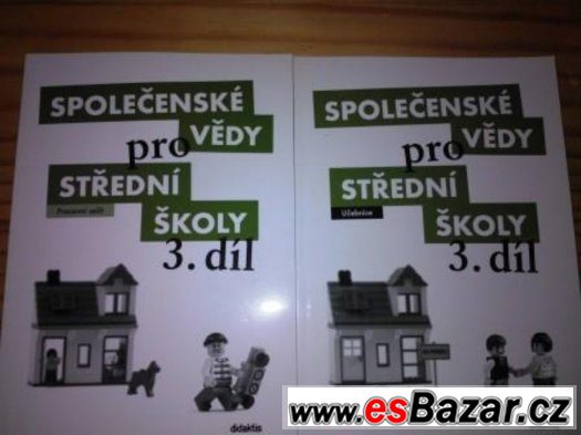 Společenské vědy pro SŠ díl 3. učebnice + pracovní sešit