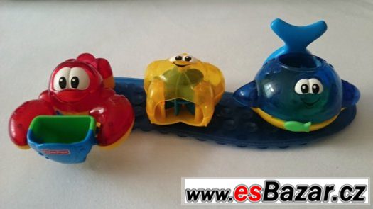 Fisher Price - hračky do vody - Zvířátka s přísavkami
