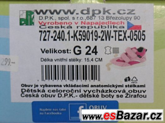 229 - DPK - české botičky se Žirafou - vel.24 - SLEVA 900 Kč 229 - DPK - české botičky se Žirafou - vel.24 - SLEVA 900 Kč