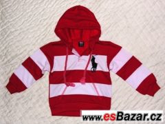 274 - Ralph Lauren POLO klokánka s kapucí - vel.3roky