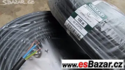 Kabel CYKY - J 3x1,5 a 3x2,5 METROVÝ PRODEJ