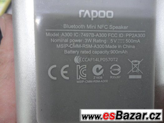 Bluetooth beztrátový reproduktor rapoo A300
