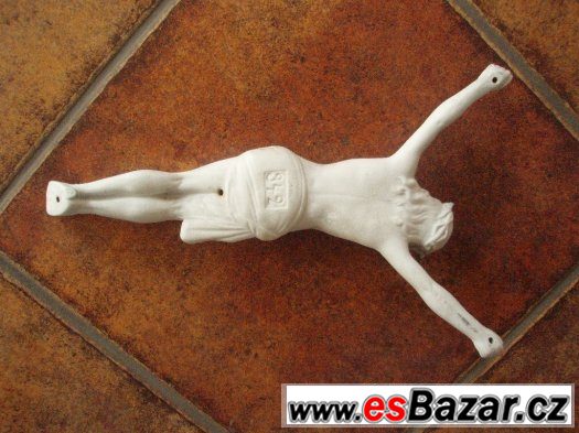 Kristus, starý kříž, starožitný porcelán, socha Krista. Kristus, starý kříž, starožitný porcelán, socha Krista.