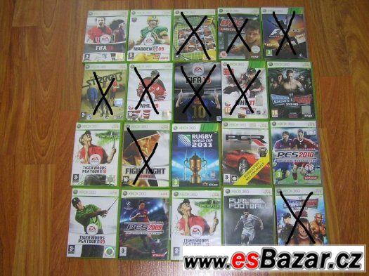 Závodní a sportovní hry XBOX 360