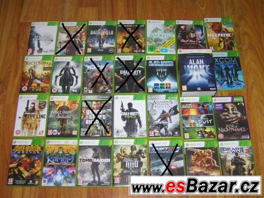 Prodám hry pro XBOX 360