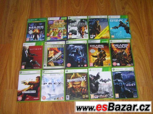 Prodám hry pro XBOX 360 Prodám hry pro XBOX 360