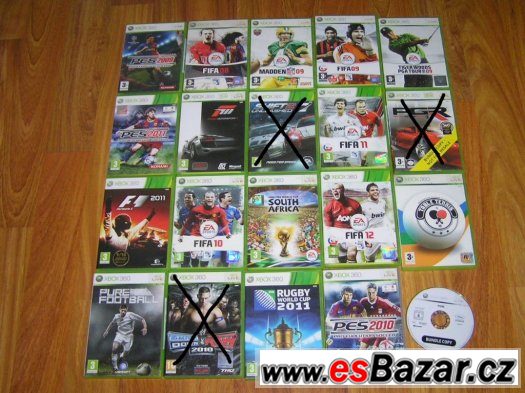 Prodám hry pro XBOX 360 Prodám hry pro XBOX 360