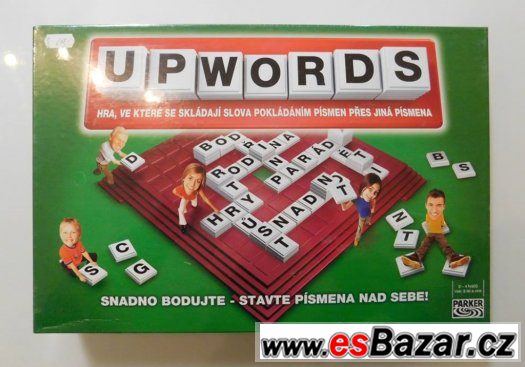 UPWORDS 3D verze písmenkové společenské hry se slovy, kde se