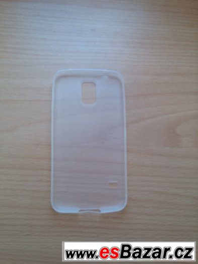 Samsung Galaxy S5 bílé poloprůhledné pouzdro G900