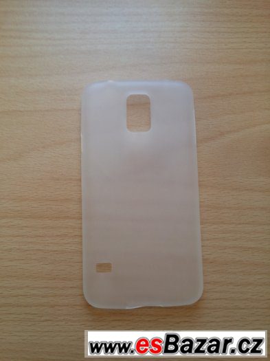 Samsung Galaxy S5 bílé poloprůhledné pouzdro G900