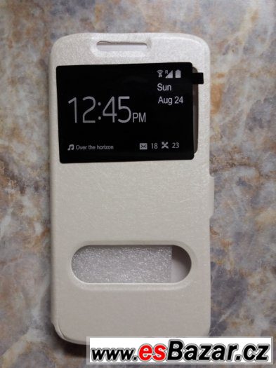 Samsung S6 bílé pouzdro S View Window (G920F)