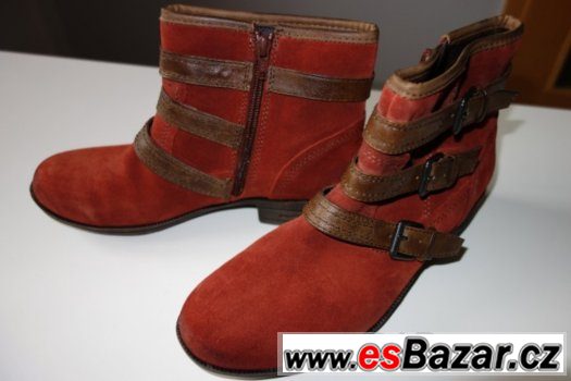 Elegantní boty Jana dámské podzimní kožené vel.40 Elegantní boty Jana dámské podzimní kožené vel.40