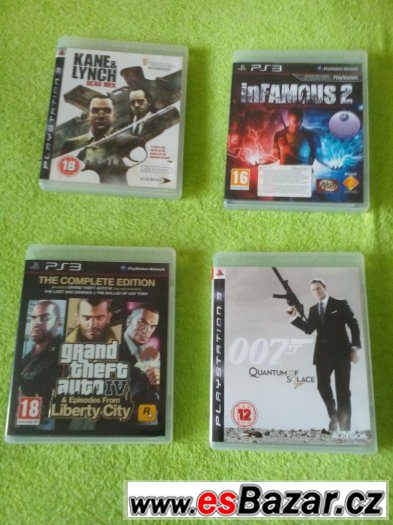 PS3 GTA IV complete INFAMOUS 2 JUST CAUSE 2 KANE a LYNCH