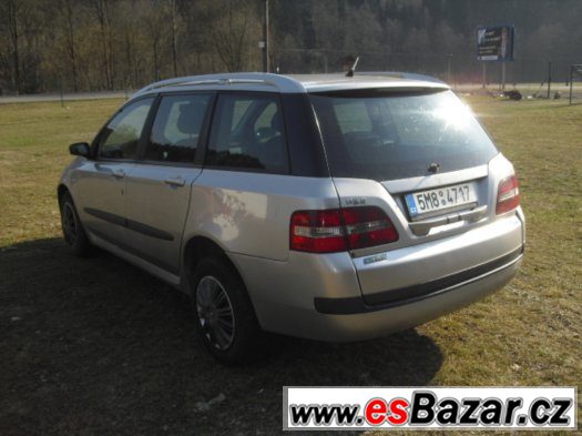 Fiat Stilo Combi 1,9 Jtd 85 KW RV 2003 náhradní díly Fiat Stilo Combi 1,9 Jtd 85 KW RV 2003 náhradní díly