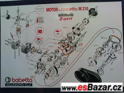 plakáty motor Babetta 210 a 225