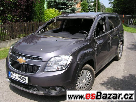 Prodám Chevrolet Orlando LTZ 1,4 TURBO 103kw,benzin,2013/11