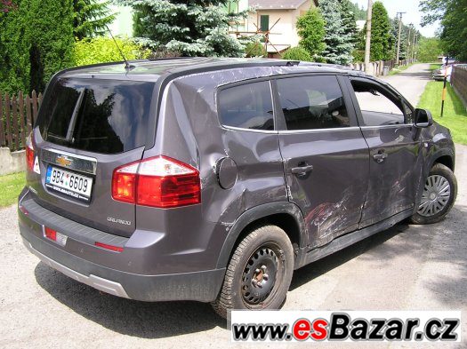 Prodám Chevrolet Orlando LTZ 1,4 TURBO 103kw,benzin,2013/11