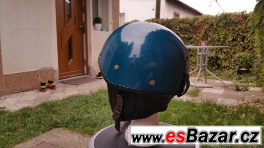 Strá helma na Motoveterána,kokos -velikost č. 57