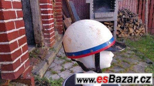 Strá helma na Motoveterána,kokos -velikost č. 60-61.