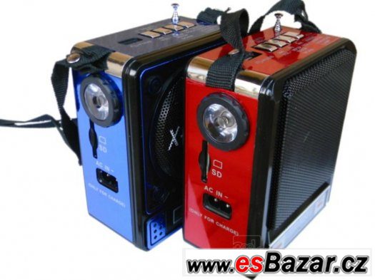 = Moderní radio s MP3 a svítilnou = = Moderní radio s MP3 a svítilnou =