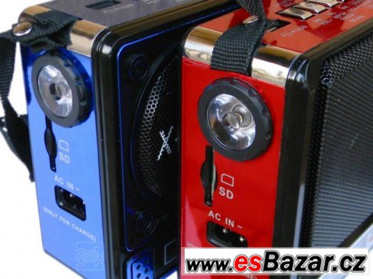 = Moderní radio s MP3 a svítilnou = = Moderní radio s MP3 a svítilnou =