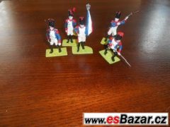 Napoleonova garda - cín. figurky