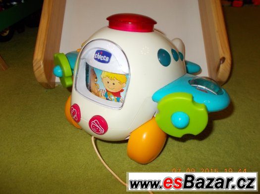 Hrající, mluvící hračky Fisher Price, Chicco, Vrtech-německé